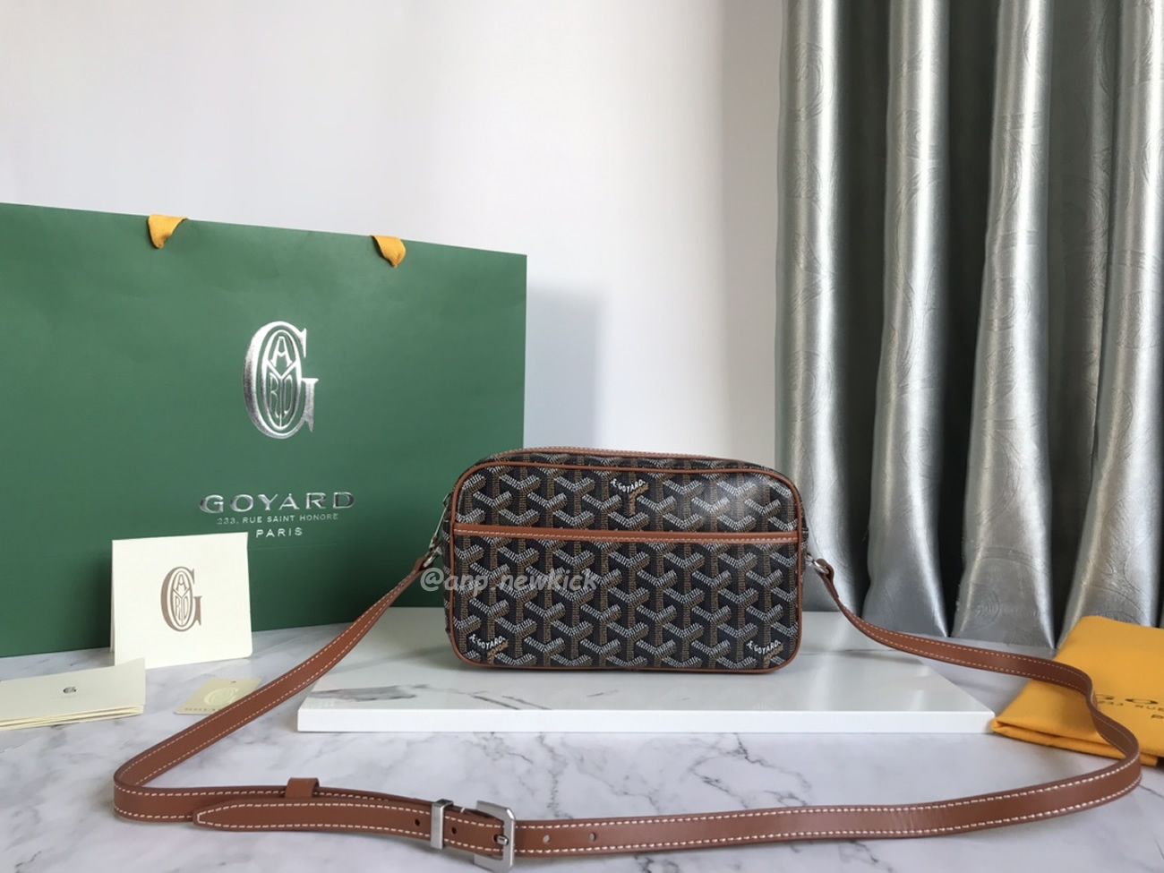 Goyard Cap Vert Camera Bag 13 Cm X 6.5 Cm X 22 Cm (22) - www.newkick.vip